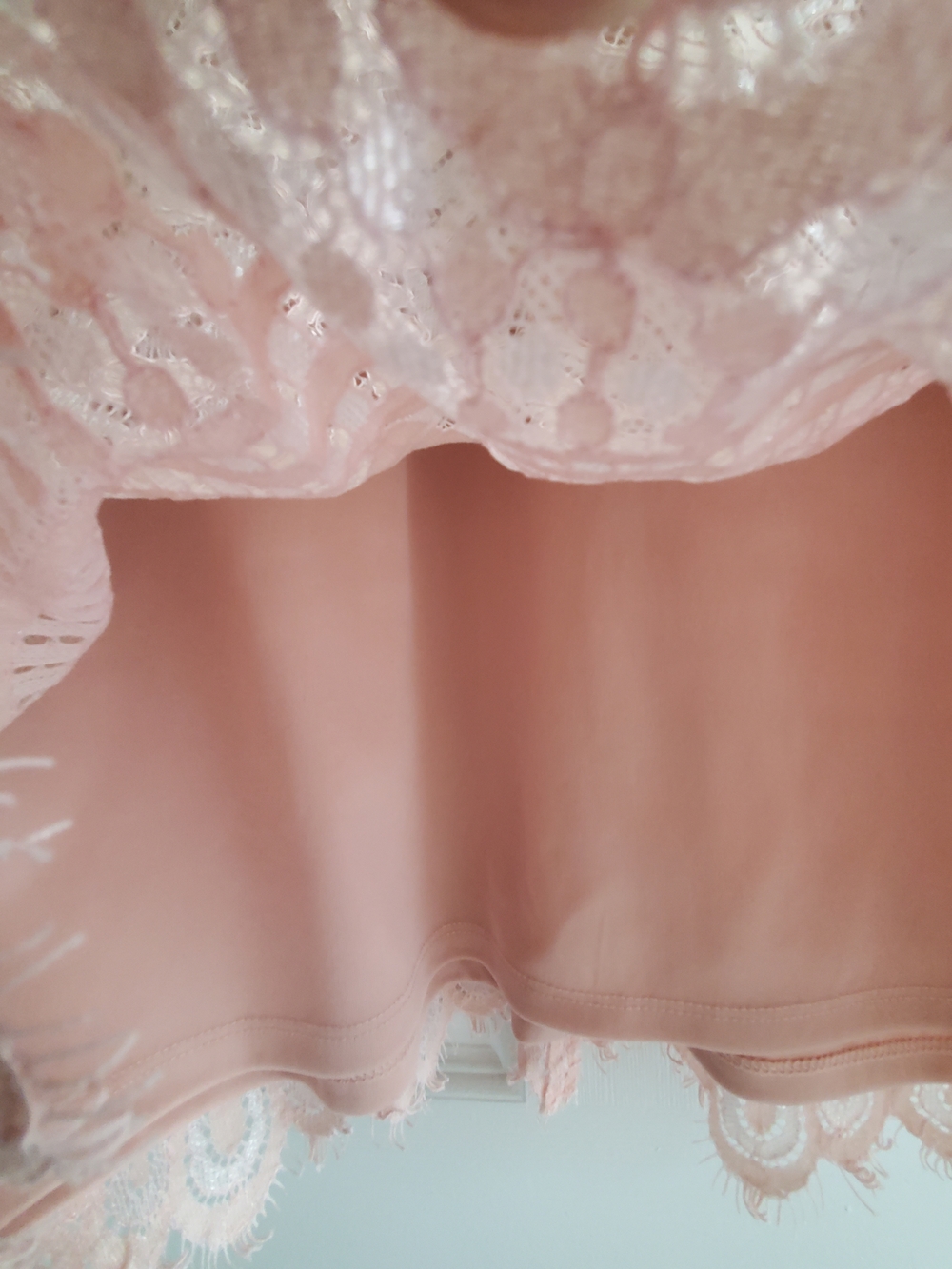 Kensie Blush Lace Mini Dress - Picture 9 of 9